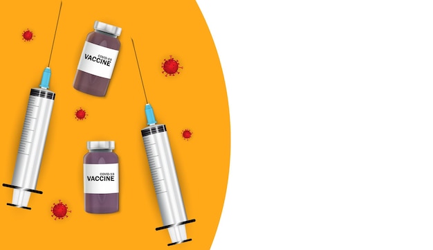 Il Est Temps De Vacciner 2021. Vaccination Contre Le Coronavirus.