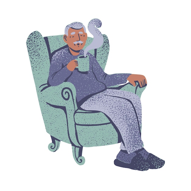 Illustrateur Clipart Grand-parent