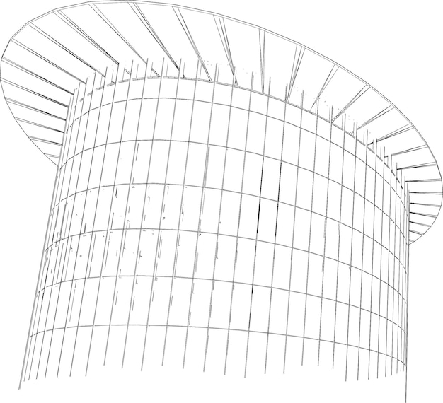 Vecteur illustration 3d du concept du bâtiment