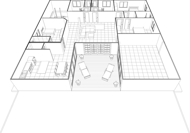 Illustration 3D du projet résidentiel