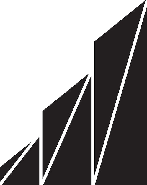 Illustration Abstraite Du Logo De La Montagne Dans Un Style Branché Et Minimal