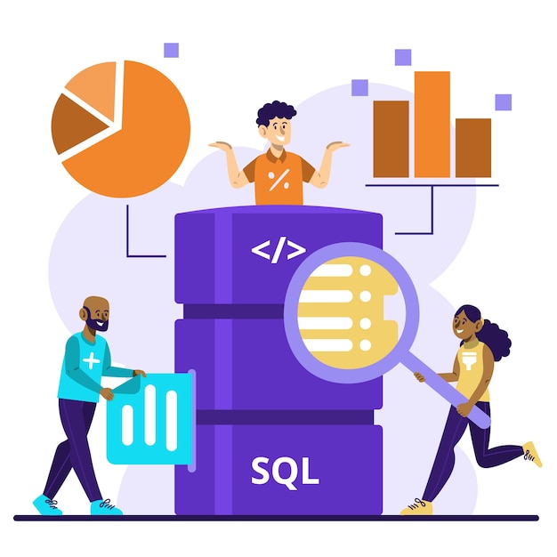 Illustration Abstraite De La Technologie Sql