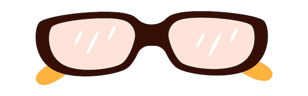 Vecteur illustration d'accessoire de lunettes de soleil