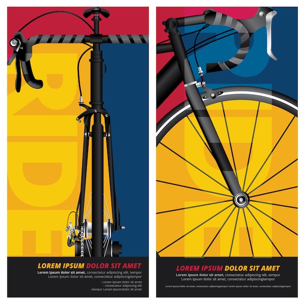 Illustration De L'affiche De Vélo