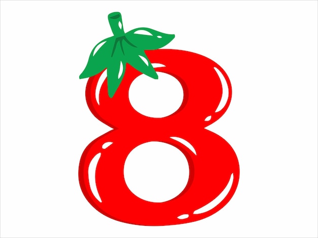 Illustration de l'alphabet du Chili numéro 8