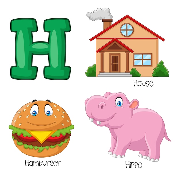 Illustration De L'alphabet H