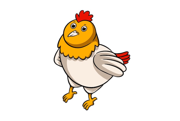 Illustration animale de poulet
