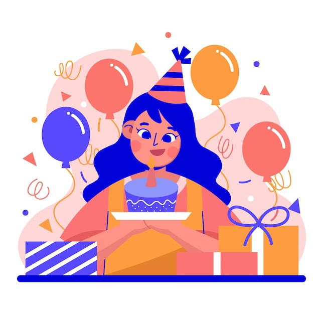 Illustration de l'anniversaire