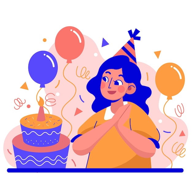 Illustration de l'anniversaire