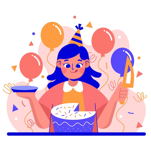 Illustration de l'anniversaire