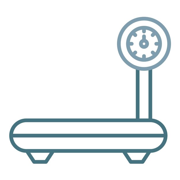 Vecteur illustration de l'aplatissement du poids