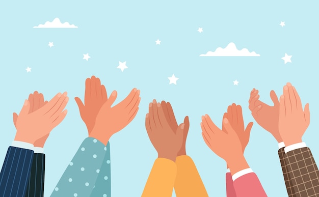 Illustration des applaudissements
