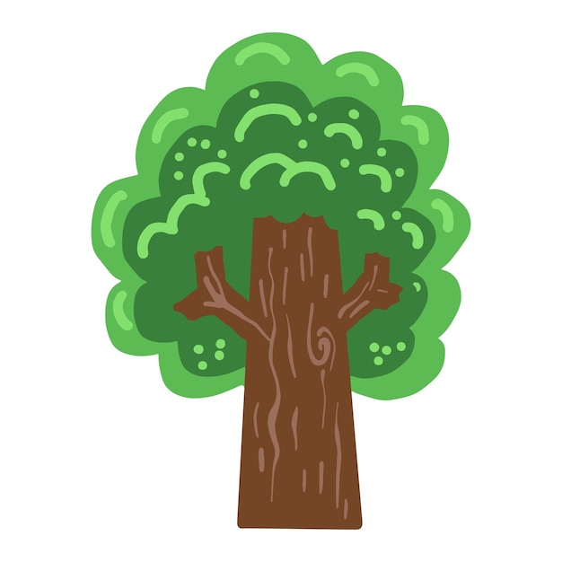 Illustration d'arbre dessinée à la main