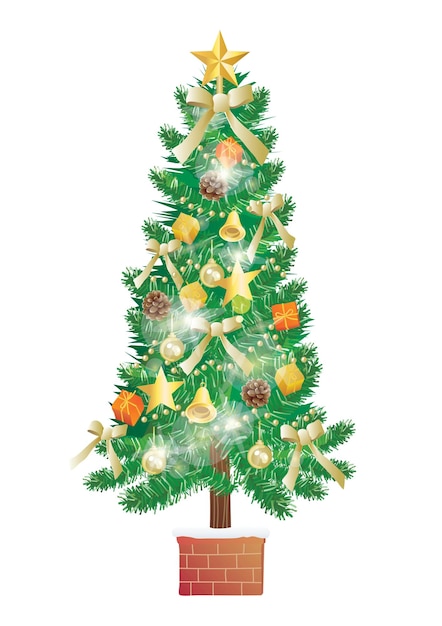 Une illustration de l'arbre de Noël