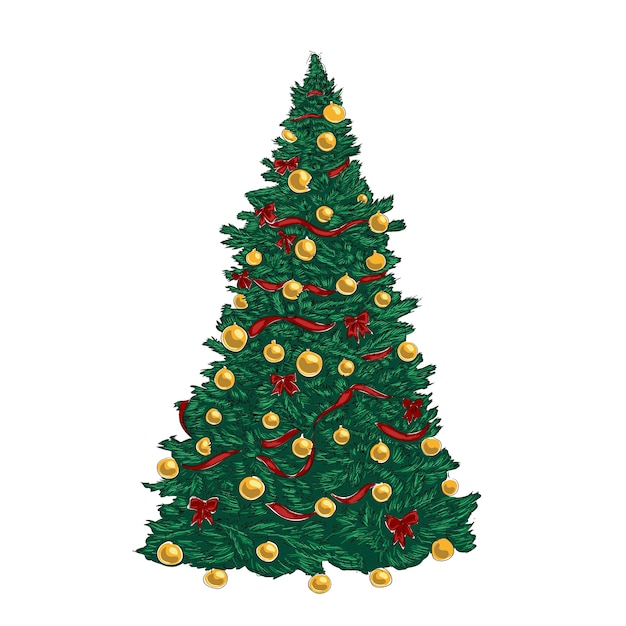 Illustration de l&#39;arbre de Noël