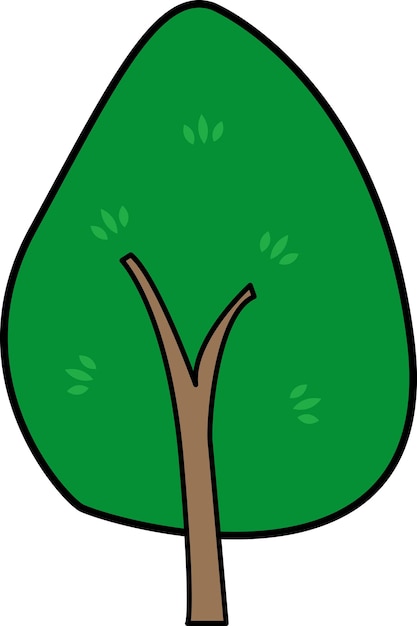 Vecteur illustration de l'arbre