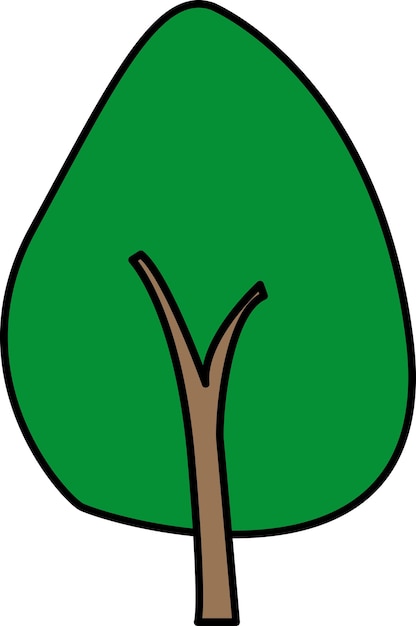 Vecteur illustration de l'arbre