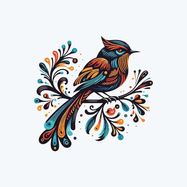 Illustration d'art vectoriel des oiseaux