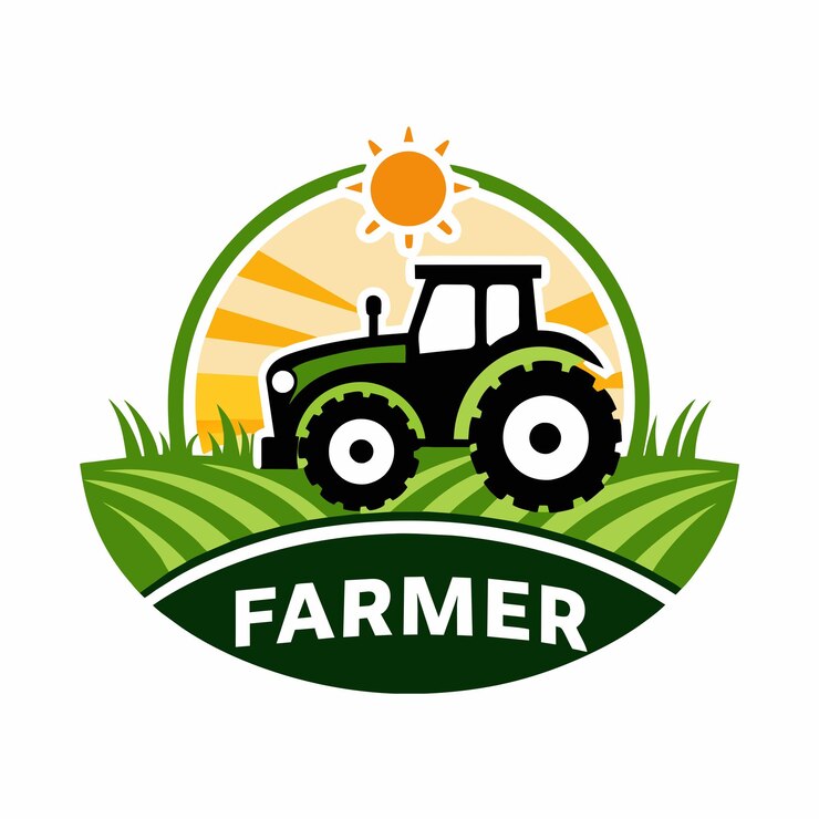 Vecteur l'illustration artistique vectorielle du logo de l'agriculteur 6