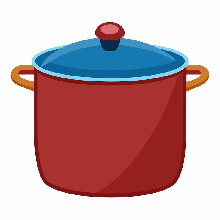 Vecteur illustration artistique vectorielle de grands pots