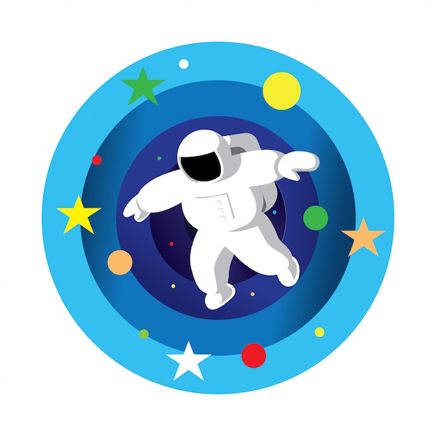 Illustration De L'astronaute