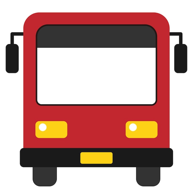 Illustration de l'avant du bus