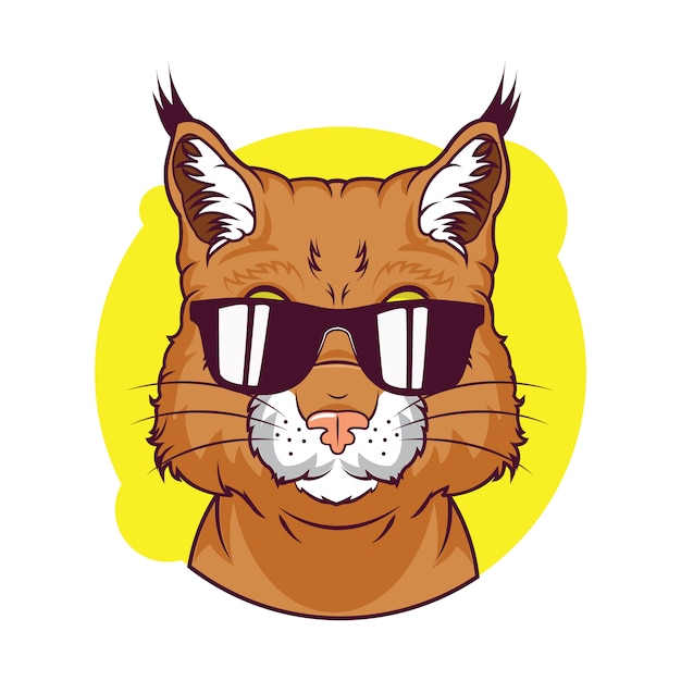 Illustration De L'avatar Mignon De Lynx Roux