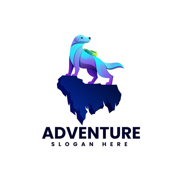 L'illustration De L'aventure Du Logo Coloré