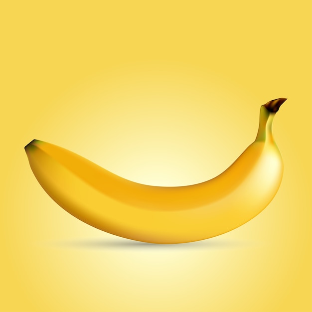 illustration d&#39;une banane jaune