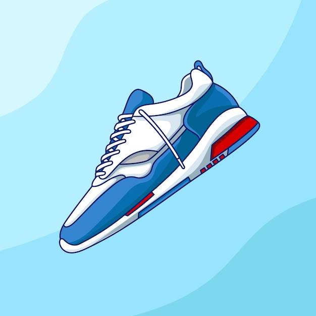 Illustration De Baskets Bleues