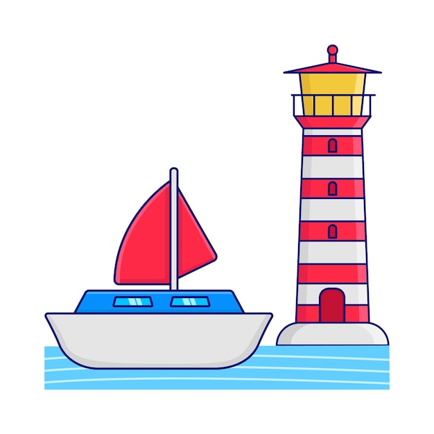 illustration de bateau