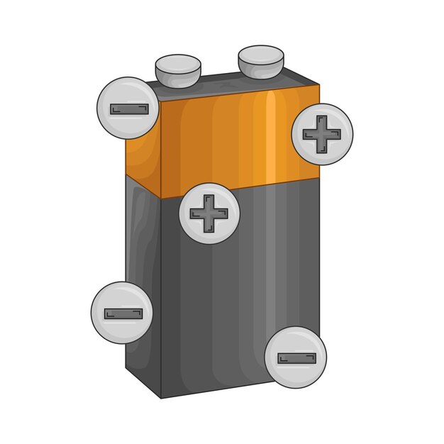 Vecteur illustration de la batterie