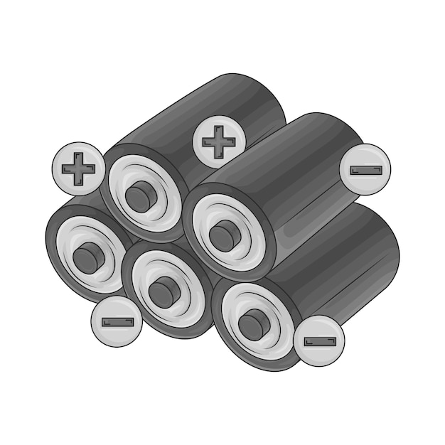 Vecteur illustration de la batterie