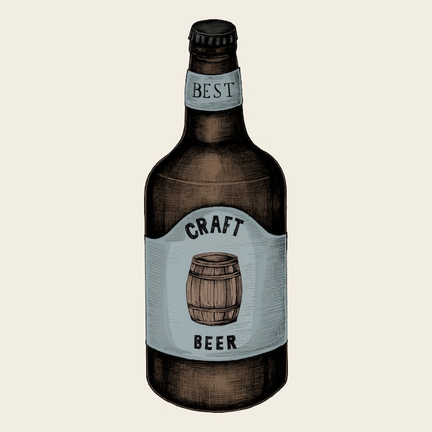 Illustration D'une Bière Artisanale