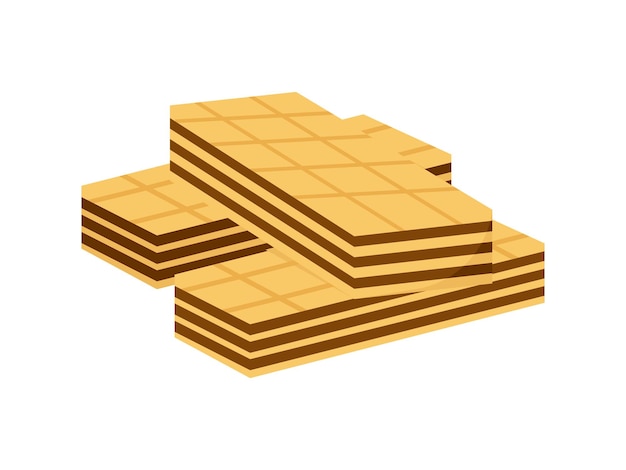 Vecteur illustration des biscuits au chocolat