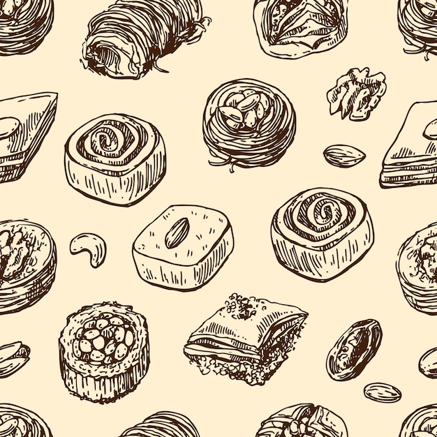 Illustration De Bonbons Orientaux