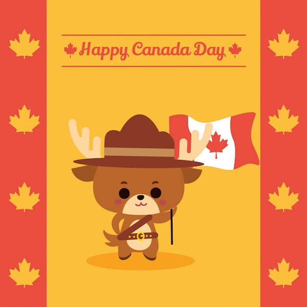 Illustration De La Bonne Fête Du Canada