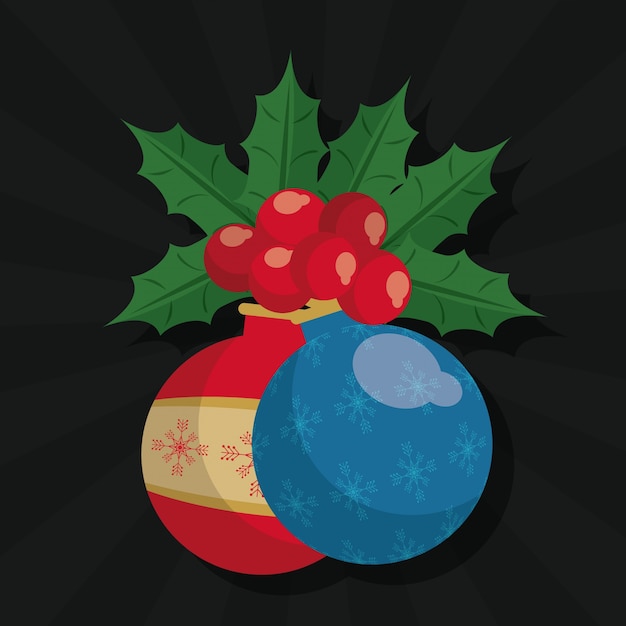 Illustration De Boules De Noël