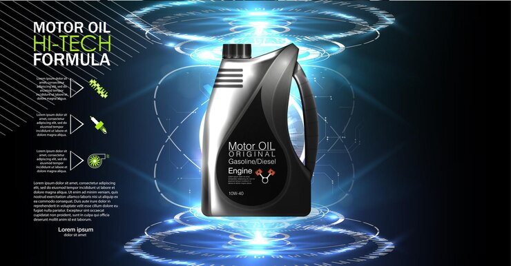 illustration Bouteille d'huile moteur Bidon d'huile moteur moteur
