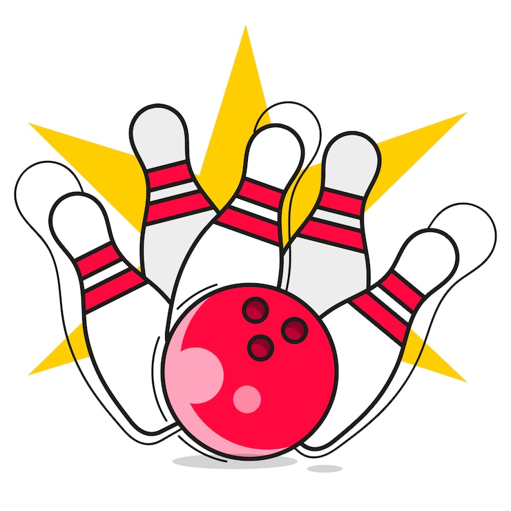 Vecteur illustration de bowling