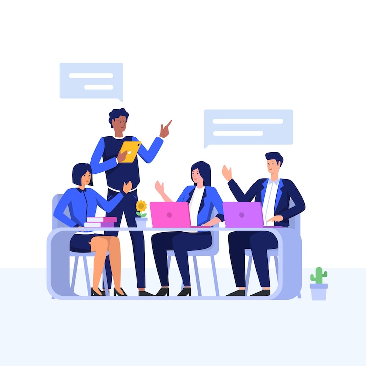 Vecteur illustration de brainstorming