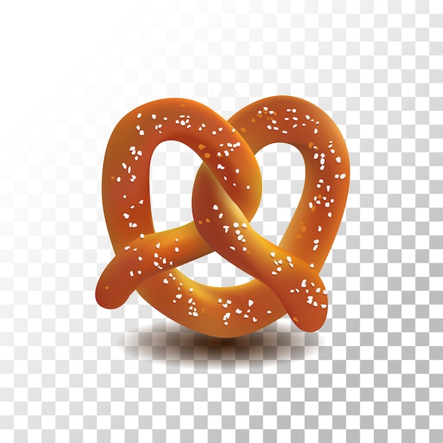 illustration de bretzel sur fond transparent