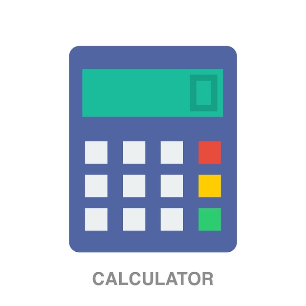 Illustration de la calculatrice sur fond transparent