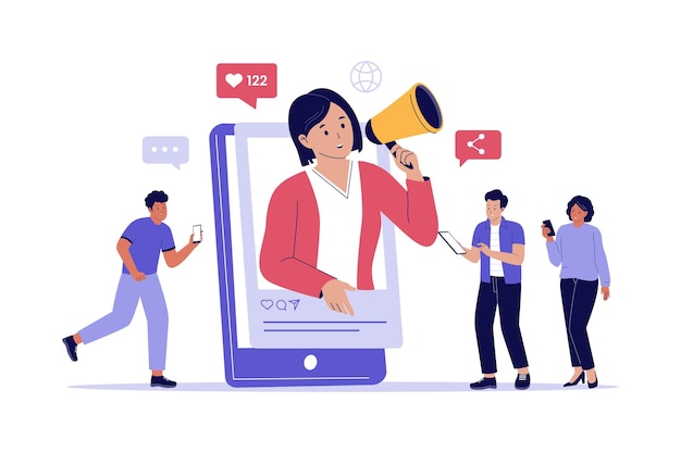 Illustration d'une campagne d'influence