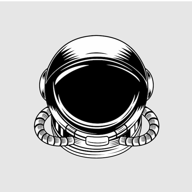 Illustration de casque d'astronaute