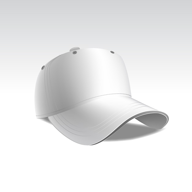 Illustration De La Casquette De Baseball Sur Fond Blanc