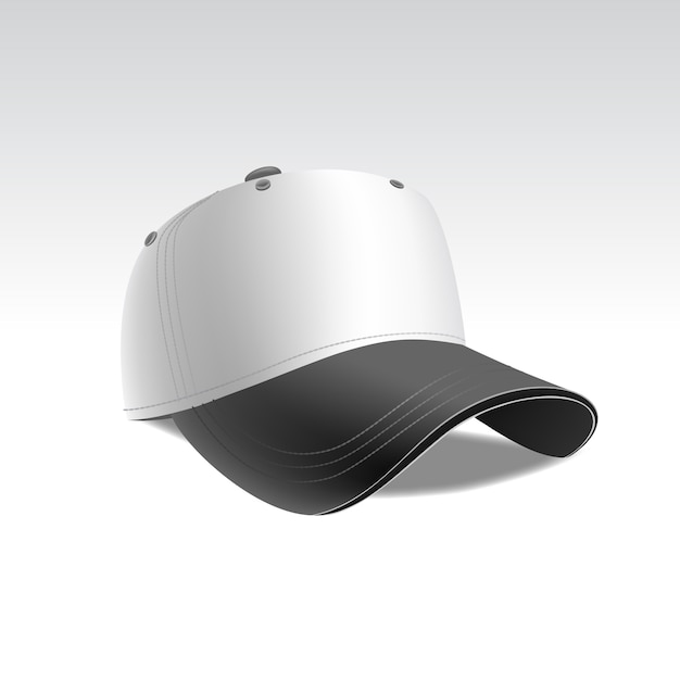 Illustration De La Casquette De Baseball Sur Fond Blanc