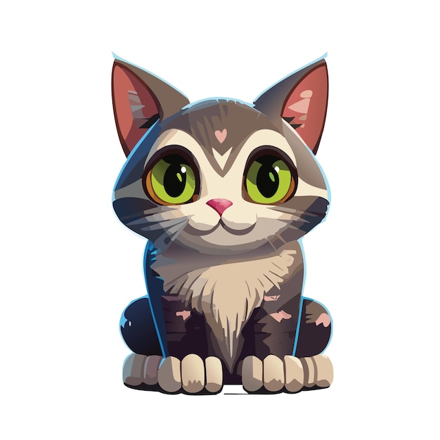 Illustration De Chat Mignon