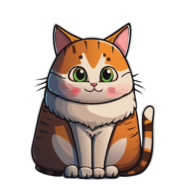 Illustration De Chat Mignon