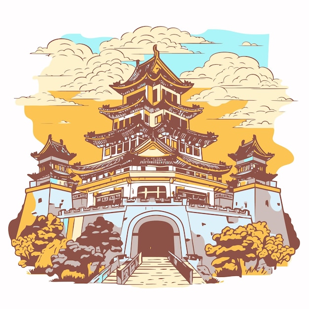 illustration d'un château